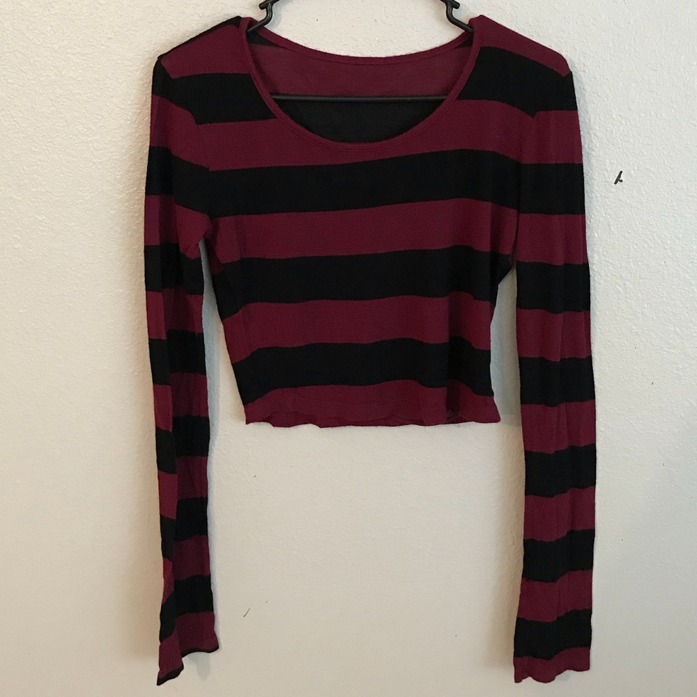 Crop top long sleeve